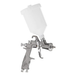 Купити Фарбопульт пневматичний LVLP, форсунка - 1.3 мм, з редуктором, пластиковий бачок - 600 мл, 2 бар