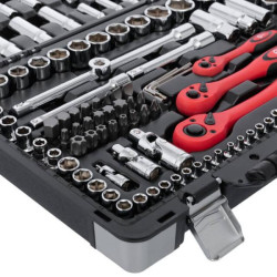 Купити Набір інструментів професійний  1/4 "& 3/8" & 1/2 "151од, Cr-V