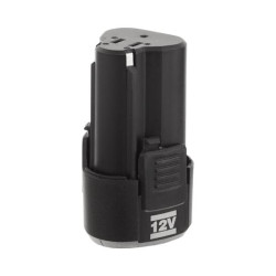 Купити Дриль-шурупокрут акумуляторний, Li-Ion 12В, 18Nm, 1.5 Ач, 2 швидкості, 0-400/0-1500об/хв, 2 акумулят