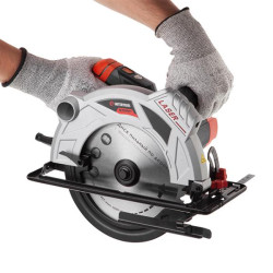 Купить Пила дискова 1800 Вт, 5000 об/хв, кут 90-45, глибина розпилу 73-48 мм, диск 210*30 мм, 40 зубів, лаз