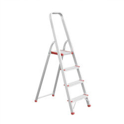 Купити Драбина з алюмінію, 4 сходинки, висота до платформи 850мм