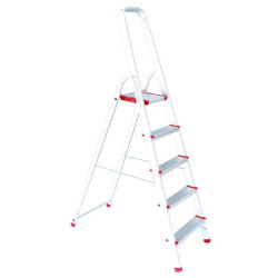 Купити Драбина з алюмінію, 5 сходинок, висота до платформи 1065мм
