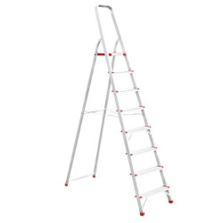 Купити Драбина з алюмінію, 8 сходинок, висота до платформи 1720мм