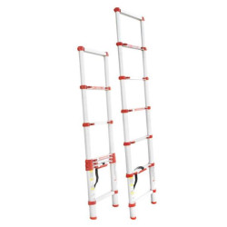 Купити Драбина з алюмінію, телескопічна 6 сход., 2,00м