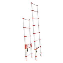 Купити Драбина з алюмінію, телескопічна 8 сход., 2,60м