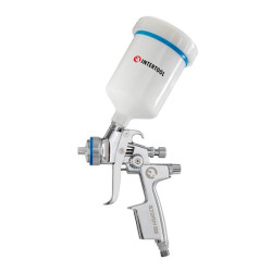 Купити Фарбопульт пневматичний HVLP II професійний, форсунка 1.3мм, верхній пластиковий бачок 600 мл., 2бар