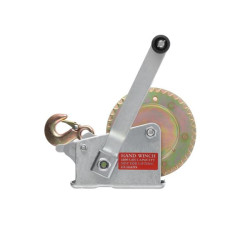 Купити Лебідка важільна барабанна, сталевий трос, тягове зусилля - 450 кг