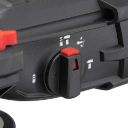 Купить Перфоратор 1000 Вт, 3.2 Дж, 0-1300 об/хв, 0-5100 уд/хв, 3 режими, знімний швидкозатискний патрон