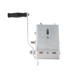 Купити Лебідка важільна барабанна, сталевий трос, тягове зусилля - 900 кг