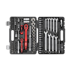 Купити Набір інструментів професійний  1/2 "& 1/4"; 82од, Cr-V.