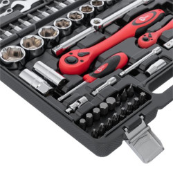 Купити Набір інструментів професійний  1/2 "& 1/4"; 82од, Cr-V.