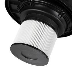 Купить Пилосос будівельний 1.4 кВт, бак 30 л., нержавіюча сталь 410, >17кПа, розетка, HEPA фільтр