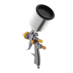 Купить Фарбопульт пневматичний LVLP BRONZE професійний, форсунка - 1.8 мм, верхній металевий бачок - 600 мл