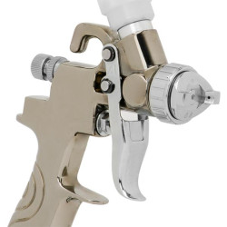 Купить Фарбопульт пневматичний LVMP MINI, форсунка 0.8мм, верхнiй пластиковий бачок 250мл., 2-2.5бар