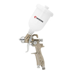 Купить Фарбопульт пневматичний LVMP MINI, форсунка 0.8мм, верхнiй пластиковий бачок 250мл., 2-2.5бар