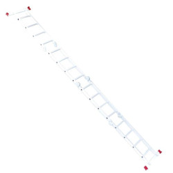 Купити Драбина алюмінієва мультифункціональна трансформер, сходини 4*4, 4.7 м