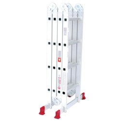 Купити Драбина алюмінієва мультифункціональна трансформер, сходини 4*4, 4.7 м