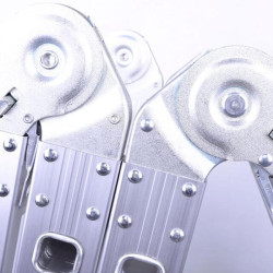 Купити Драбина алюмінієва мультифункціональна трансформер, сходини 4*4, 4.7 м