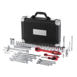 Купити Набір інструментів професійний  1/4 "& 1/2" 61од, Cr-V.