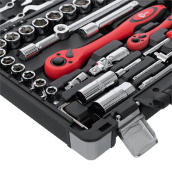 Купити Набір інструментів професійний  1/4 "& 1/2" 61од, Cr-V.
