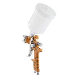 Купить Фарбопульт пневматичний HVLP, форсунка 1.5мм, верхній пластиковий бачок 600мл., 3бар