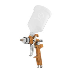 Купить Фарбопульт пневматичний HVLP, форсунка 1.5мм, верхній пластиковий бачок 600мл., 3бар