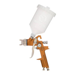 Купить Фарбопульт пневматичний HVLP, форсунка 1.5мм, верхній пластиковий бачок 600мл., 3бар