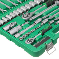 Купити Набір інструментів  1/2" & 1/4", 77од.(гол.4-32мм, кл.комб,7-19мм,кл.шарн.8-15мм)