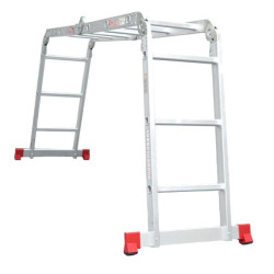 Купити Драбина з алюмінію, багатофункціональна, трансформер, 4*3, 3,50м