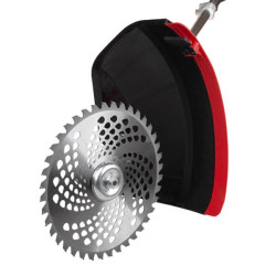 Купить Мотокоса 1.85 кВт, 52 см³, котушка, фреза 40 зубців, двоплечовий ранцевий ремінь, STORM (комплект із