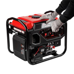Купити Генератор бензиновий інверторний 4.5/5 кВт, 220 В, 12 л, електро+ручний старт, мідна обмотка, STORM