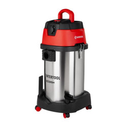 Купить Пилосос будівельний 1.4 кВт 2 Stage, бак 30 л., нержавіюча сталь 201, >20кПа, розетка, HEPA фільтр, 