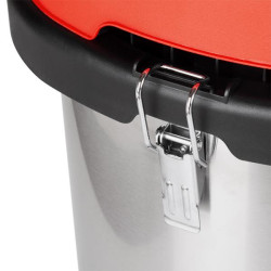 Купить Пилосос будівельний 1.4 кВт 2 Stage, бак 30 л., нержавіюча сталь 201, >20кПа, розетка, HEPA фільтр, 