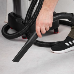 Купить Пилосос будівельний 1.4 кВт 2 Stage, бак 30 л., нержавіюча сталь 201, >20кПа, розетка, HEPA фільтр, 