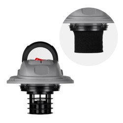 Купить Пилосос будівельний 1.0 кВт, бак 15 л., пластик, >17кПа