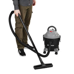 Купить Пилосос будівельний 1.0 кВт, бак 15 л., пластик, >17кПа