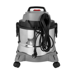 Купить Пилосос будівельний 1.4 кВт, бак 20 л., нержавіюча сталь 410, >17кПа, розетка, HEPA фільтр