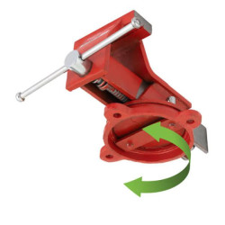 Купити Лещата слюсарні поворотні, 100 мм, 4,05 кг