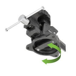 Купити Лещата слюсарні поворотні, 100 мм, 5,55 кг