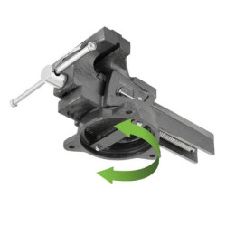 Купити Лещата слюсарні поворотні, 150 мм, 9,6 кг