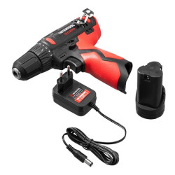 Купити Дриль-шурупокрут акумуляторний, 12 В, 30 Nm, 0-350/0-1300 об/хв, патрон 0,8-10 мм, 2,0 Аг