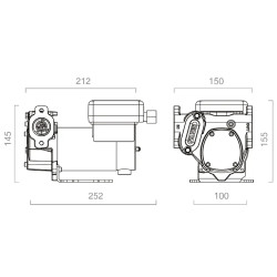 Купить Насос для перекачки ДТ GET Oil 12-24 В 35-70 л/мин