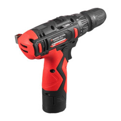 Купити Дриль-шурупокрут акумуляторний, 12 В, 30 Nm, 0-350/0-1300 об/хв, патрон 0,8-10 мм, 2,0 Аг, знімний п
