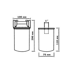 Купить Фильтр топливный ДТ GET Oil 100 л/мин 30 микрон 