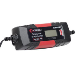 Купить Зарядний пристрій 6/12 В, 4 А, 1,2-120 Аг, зимовий режим зарядки, дисплей, з мікропроцесором