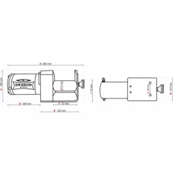 Купити Лебідка для квадроцикла електрична Dragon Winch DWM 2500 ST