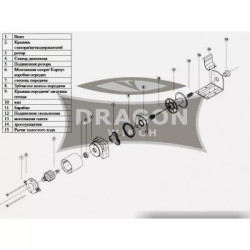 Купити Лебідка для квадроцикла електрична Dragon Winch DWM 2500 ST