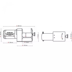 Купити Лебідка електрична для ATV Dragon Winch DWM 2000 ST YP