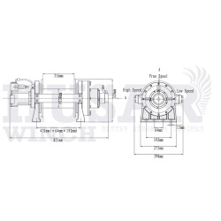 Купити Лебідка гідравлічна Husar BST 20000 lbs