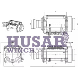 Купити Лебідка гідравлічна Husar BST 12000 lbs